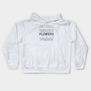 Flowers lover design gift for her who love floral design Kids Hoodie